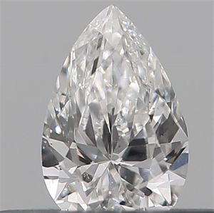 Foto Diamante Natural 0.11 quilates, De pera , Color E, claridad SI1 y certificado IGI de