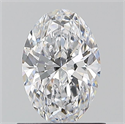Diamante Natural 0.81 quilates, Ovalado , Color D, claridad VS2 y certificado GIA