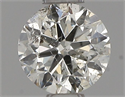 Natural Diamond 0.42 Carats, Round with Very Good Cut, H Color, I1 Clarity and Certified by IGI
