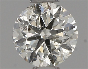 Picture of Natural Diamond 0.42 Carats, Round with Very Good Cut, H Color, I1 Clarity and Certified by IGI