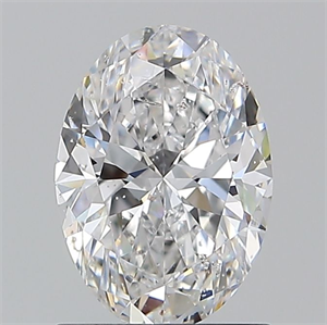 Picture of Natural Diamond 1.20 Carats, Oval with  Cut, D Color, SI2 Clarity and Certified by GIA