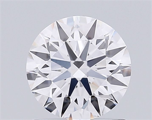 Picture of Lab Grown Diamond 1.06 Carats, Round with Ideal Cut, D Color, VVS2 Clarity and Certified by IGI
