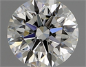 Natural Diamond 0.71 Carats, Round with Excellent Cut, H Color, VS1 Clarity and Certified by GIA