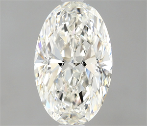 Picture of Natural Diamond 0.73 Carats, Oval with  Cut, G Color, VVS2 Clarity and Certified by IGI