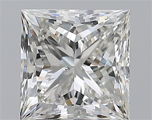 Picture of Natural Diamond 1.70 Carats, Princess with  Cut, I Color, SI1 Clarity and Certified by GIA