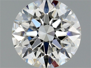 Foto Diamante Natural 0.56 quilates, Redondo , Color H, claridad VVS1 y certificado GIA de