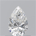 Natural Diamond 0.50 Carats, Pear with  Cut, F Color, VS1 Clarity and Certified by GIA