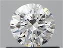 Natural Diamond 0.43 Carats, Round with Excellent Cut, F Color, VS1 Clarity and Certified by GIA