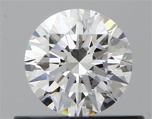 Picture of Natural Diamond 0.43 Carats, Round with Excellent Cut, F Color, VS1 Clarity and Certified by GIA