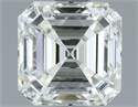 Natural Diamond 1.50 Carats, Asscher with  Cut, I Color, IF Clarity and Certified by IGI