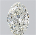 Natural Diamond 1.20 Carats, Oval with  Cut, I Color, VS2 Clarity and Certified by GIA