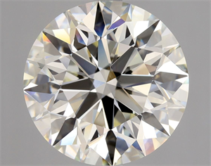 Picture of Natural Diamond 4.03 Carats, Round with Excellent Cut, K Color, VS1 Clarity and Certified by GIA