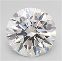 Del inventario de diamantes de laboratorio, 3.44 quilates, Redondo , Color D, claridad VVS2 y certificado GIA