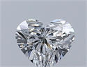 Natural Diamond 0.32 Carats, Heart with  Cut, F Color, VS1 Clarity and Certified by GIA
