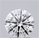 Lab Grown Diamond 1.52 Carats, Round with Ideal Cut, D Color, VS1 Clarity and Certified by IGI