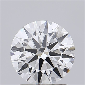 Picture of Lab Grown Diamond 1.52 Carats, Round with Ideal Cut, D Color, VS1 Clarity and Certified by IGI