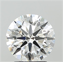 Lab Grown Diamond 2.54 Carats, Round with Ideal Cut, E Color, VVS2 Clarity and Certified by IGI
