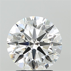 Picture of Lab Grown Diamond 2.54 Carats, Round with Ideal Cut, E Color, VVS2 Clarity and Certified by IGI
