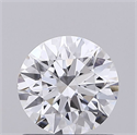 Lab Grown Diamond 0.74 Carats, Round with Ideal Cut, D Color, VVS2 Clarity and Certified by IGI