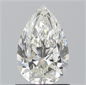 Natural Diamond 1.01 Carats, Pear with  Cut, I Color, VS2 Clarity and Certified by GIA