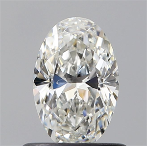 Picture of Natural Diamond 0.61 Carats, Oval with  Cut, G Color, SI1 Clarity and Certified by GIA
