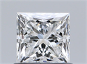 Natural Diamond 0.70 Carats, Princess with  Cut, G Color, VS1 Clarity and Certified by GIA