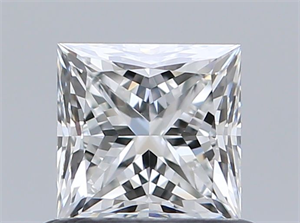 Picture of Natural Diamond 0.70 Carats, Princess with  Cut, G Color, VS1 Clarity and Certified by GIA