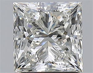 Foto Diamante Natural 1.70 quilates, Princesa , Color I, claridad VS1 y certificado GIA de