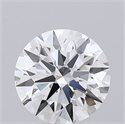 Lab Grown Diamond 2.50 Carats, Round with Ideal Cut, D Color, VVS2 Clarity and Certified by IGI