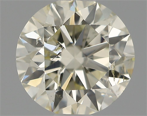 Picture of Natural Diamond 0.71 Carats, Round with Excellent Cut, L Color, SI2 Clarity and Certified by IGI