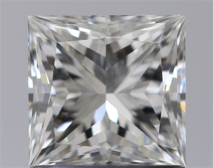 Picture of Natural Diamond 1.01 Carats, Princess with  Cut, I Color, VS1 Clarity and Certified by GIA