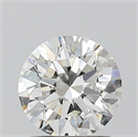 Natural Diamond 1.10 Carats, Round with Excellent Cut, I Color, SI2 Clarity and Certified by GIA