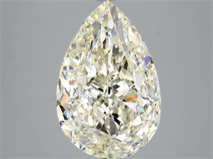 Picture of Natural Diamond 5.01 Carats, Pear with  Cut, J Color, VVS2 Clarity and Certified by HRD