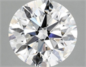 Del inventario de diamantes de laboratorio, 2.81 quilates, Redondo , Color F, claridad VS2 y certificado IGI