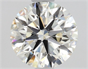 Natural Diamond 1.01 Carats, Round with Excellent Cut, I Color, SI1 Clarity and Certified by GIA