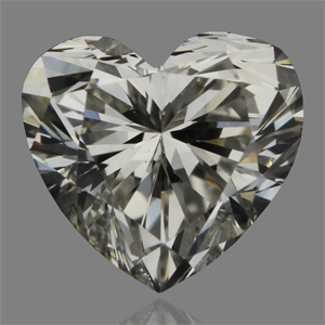 Picture of Natural Diamond 0.31 Carats, Heart with  Cut, E Color, SI2 Clarity and Certified by GIA