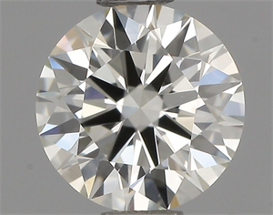 Picture of Natural Diamond 0.73 Carats, Round with Excellent Cut, J Color, IF Clarity and Certified by IGI