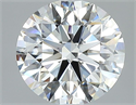 Natural Diamond 2.50 Carats, Round with Excellent Cut, I Color, VS1 Clarity and Certified by GIA