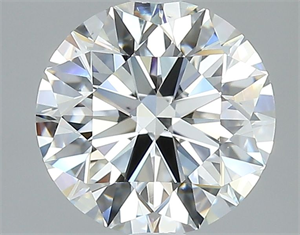 Picture of Natural Diamond 2.50 Carats, Round with Excellent Cut, I Color, VS1 Clarity and Certified by GIA