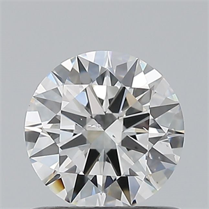 Picture of Natural Diamond 0.70 Carats, Round with Excellent Cut, H Color, SI1 Clarity and Certified by GIA