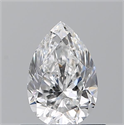 Natural Diamond 0.70 Carats, Pear with  Cut, D Color, VS1 Clarity and Certified by GIA