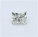 Diamante Natural 0.41 quilates, Princesa , Color H, claridad VVS1 y certificado GIA