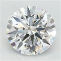Lab Grown Diamond 3.16 Carats, Round with Excellent Cut, E Color, VVS1 Clarity and Certified by GIA
