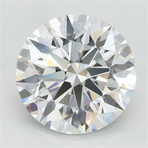 Picture of Lab Grown Diamond 3.16 Carats, Round with Excellent Cut, E Color, VVS1 Clarity and Certified by GIA
