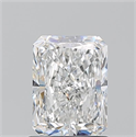 Natural Diamond 1.21 Carats, Radiant with  Cut, F Color, SI1 Clarity and Certified by GIA