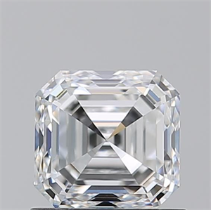Picture of Natural Diamond 1.01 Carats, Asscher with  Cut, E Color, VVS2 Clarity and Certified by GIA