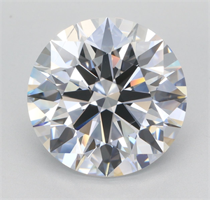 Picture of Lab Grown Diamond 5.13 Carats, Round with Ideal Cut, D Color, SI1 Clarity and Certified by IGI