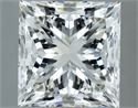 Natural Diamond 5.06 Carats, Princess with  Cut, H Color, VS1 Clarity and Certified by IGI