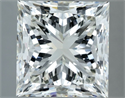 Natural Diamond 5.06 Carats, Princess with  Cut, H Color, VS1 Clarity and Certified by IGI
