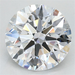 Picture of Lab Grown Diamond 3.13 Carats, Round with Excellent Cut, D Color, VVS1 Clarity and Certified by GIA